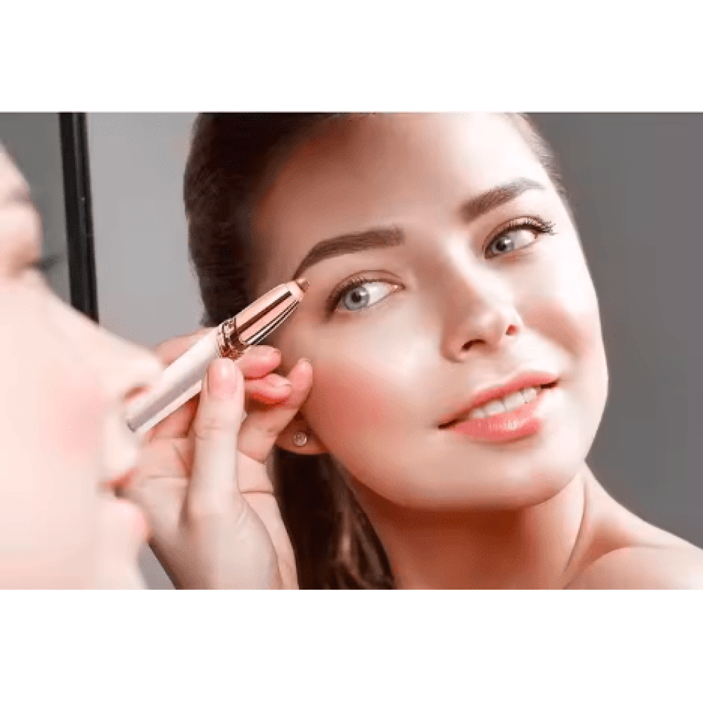 New Electric Eyebrow Trimmer – Painless Eyebrow Epilator & Facial Hair Remover for Women
