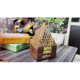 Signamio Wooden Dhoop Cup Stand Holder