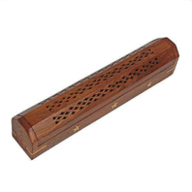 Wooden Pyramid Incense Box Fragrance Stand Holder Agarbati