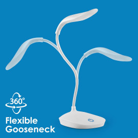 Rechargeable Battery-Operated Desk Lamp – 3-Level Brightness LED Study Light with Touch Control & Eye-Caring Design