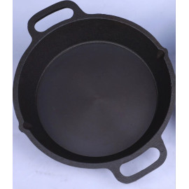 Ess Bee Black 3.4kg Cast Iron Skillet, For Home, Round