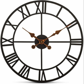 Analog Iron Wall Clock, 12 inch