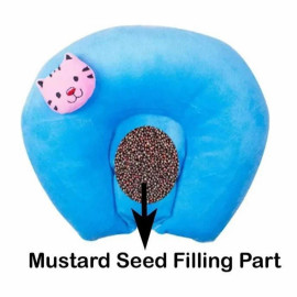 Cotton Mustard Seed Baby Pillow, Number of Layers: 2