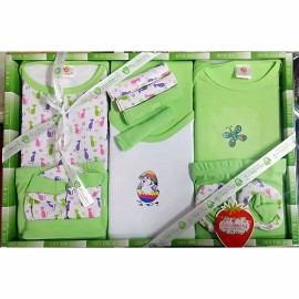 0-6 Months Cotton 13 Pieces Mini Berry Baby Suits Gift Set