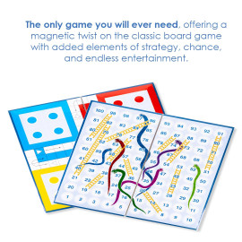 Ratna's Magnetic Snakes and Ladders with Ludo