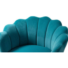 Red Wooden Peacock Single Seater Sofa Chair