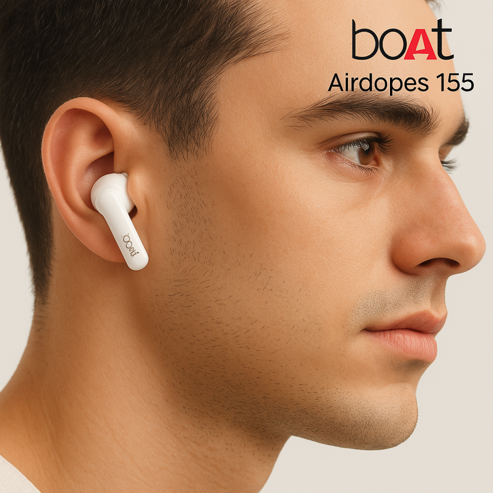 White Boat Airdopes 155 Earbuds