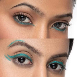 SUGAR Cosmetics Kohl of Honour Intense Kajal | Upto 12 hrs | Long Lasting, Smudge Proof & Waterproof Kajal | Matte Finish | Twist Up Kajal Pencil | Paraben Free | 03 Aqua Lung