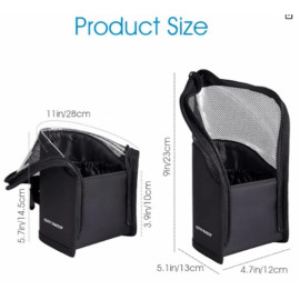 2 in 1 Makeup Pouches for Women Portable Makeup Brush Bag Holder Makeup Brush Organizer Travel
