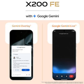 VIVO X200 FE 5G (Luxe Grey, 16GB RAM, 512GB Storage)