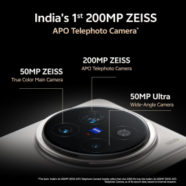 Vivo X200 Pro 5G (Titanium Grey, 16GB RAM, 512GB Storage)