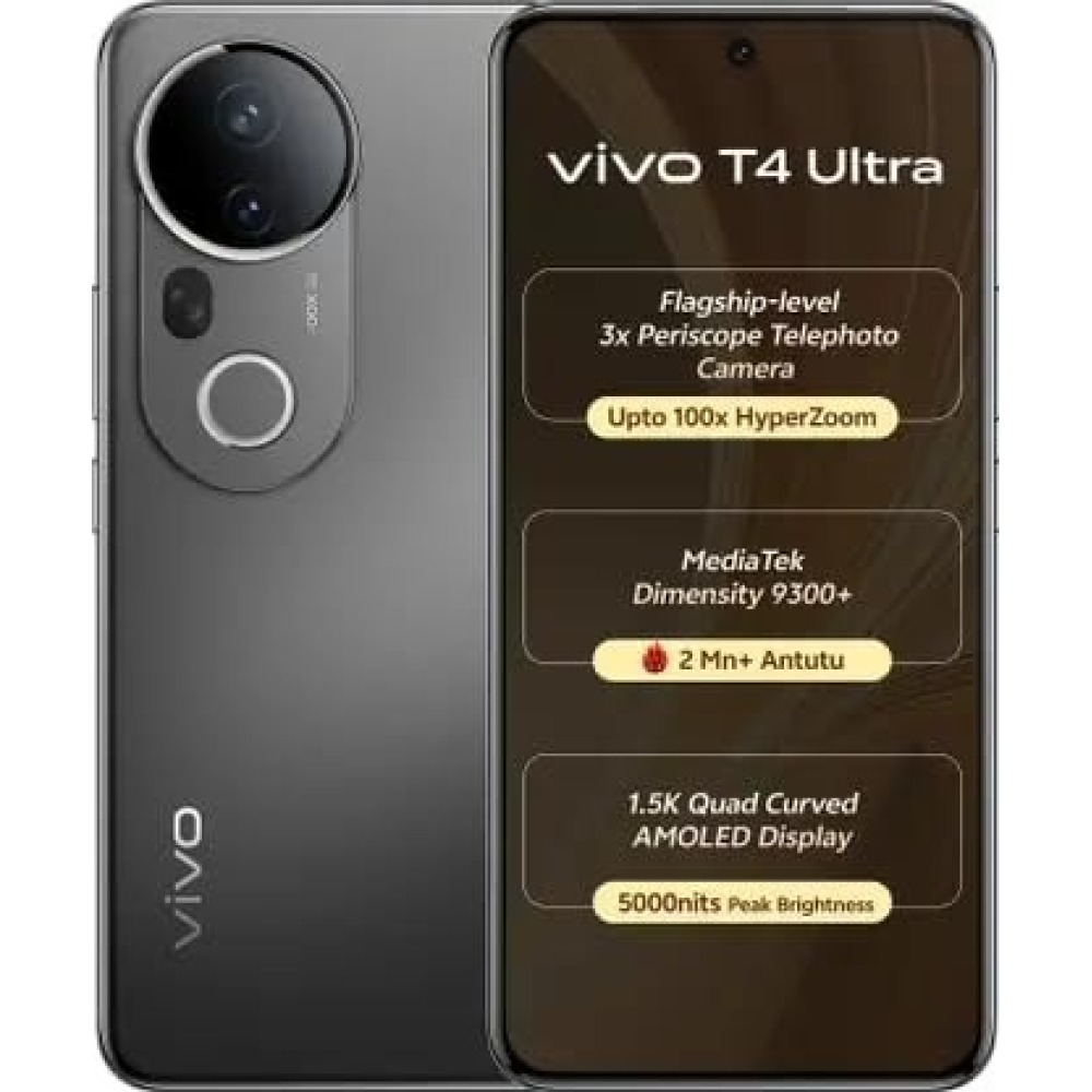 VIVO T4 Ultra 5G (Meteor Grey, 256 GB) (12 GB RAM)