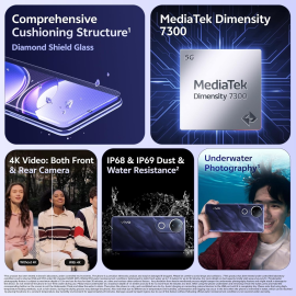 Vivo V50e 5G (Sapphire Blue, 8GB RAM, 256GB Storage)