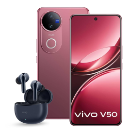 VIVO V50 5G Elite Edition Rose Red, 12GB RAM, 512GB Storage