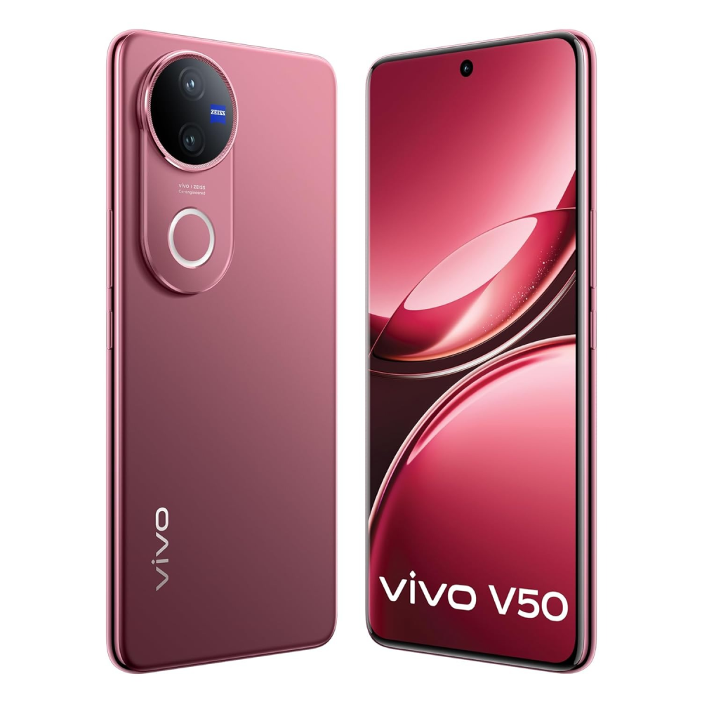 Vivo V50 5G (Rose Red, 12GB RAM, 512GB Storage)