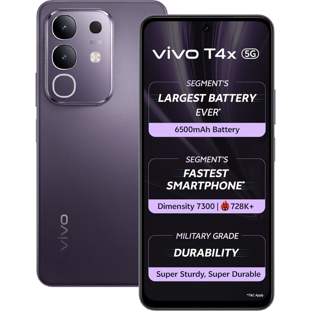 VIVO T4x (Pronto Purple, 8GB, 128GB)