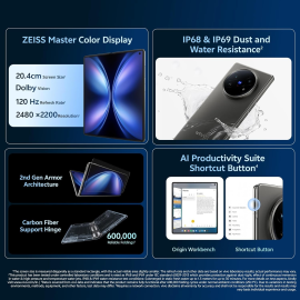 VIVO X Fold5 (Titanium Gray, 16GB RAM, 512GB Storage)