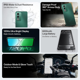 Oppo A5 5G Aurora Green Smart Phone, (8GB RAM, 128GB Storage)