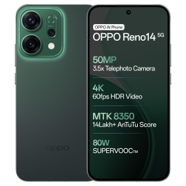 OPPO RENO 14 5G (Forest Green, 8GB RAM, 256GB Storage) 
