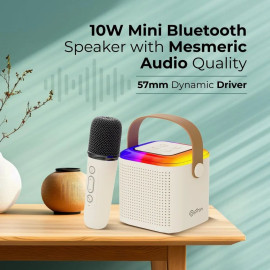 Newly Launched Fusion Tunes 10W Mini Bluetooth Speaker, Wireless Karaoke Mic