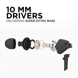 BoAt BassHeads 100 In Ear Earphone With Mic 1Year Warranty, Wired, Mobile