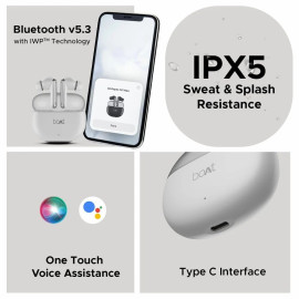 Boat Airdopes 141 Neo White Earbuds