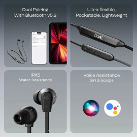 Boat Rockerz 150 Pro Earphone, Wired, Mobile