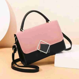 Pu Leather fancy green sling bag for women