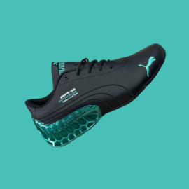 Leather Striped Puma shoe for men