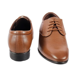 Metro Mens Leather Tan Formal Lace-up Shoes