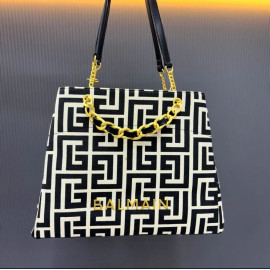 Black Pu Leather Printed Ladies Designer Handbag