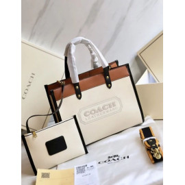 Printed Coach Leather Handbags