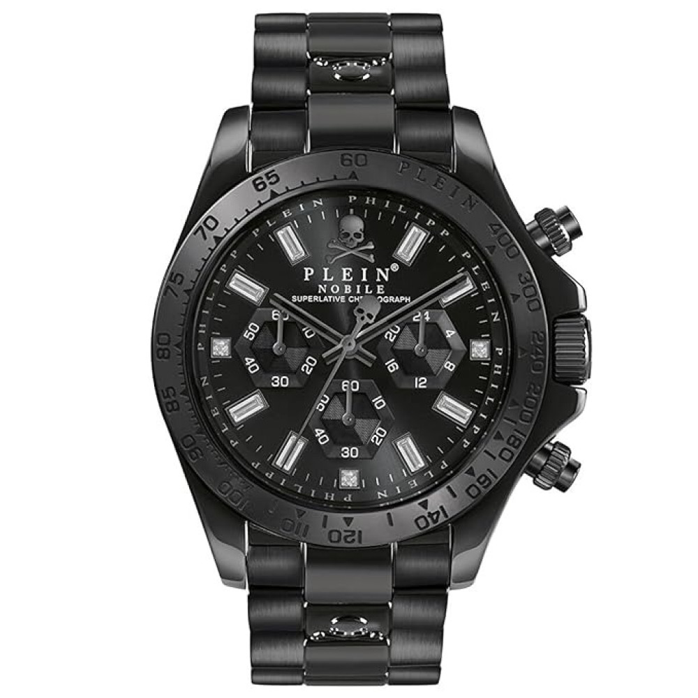 Philipp Plein GMT-I Challenger Men's Analogue Quartz Watch