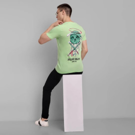 Back Print Cotton T Shirt