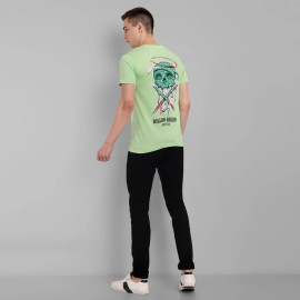 Back Print Cotton T Shirt