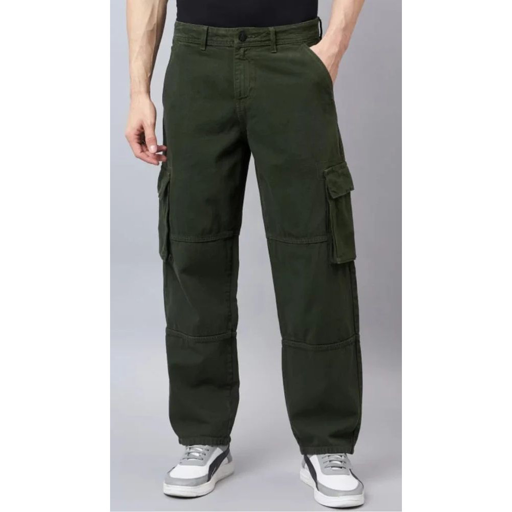The Modern Soul Men's Cargo Track Pant for Men (Cotton Blend | Loose Fit)