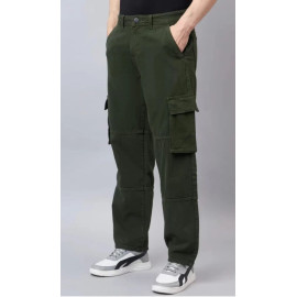 The Modern Soul Men's Cargo Track Pant for Men (Cotton Blend | Loose Fit)