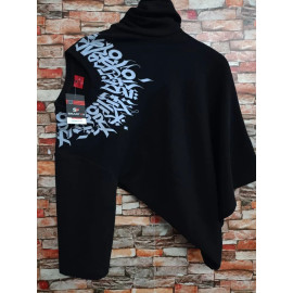 Round Drop Shoulder T Shirt, Half Sleeves, Printed