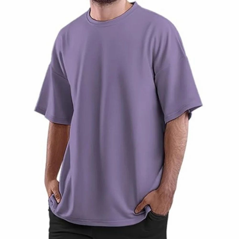 Round Plain Youth Fashion tshirt