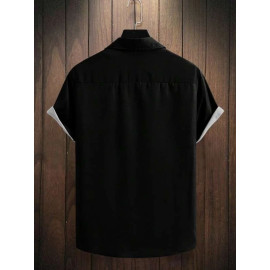 Stripe Print MEN DIGITAL PRINTED CASUAL PARTY WEAR SHIRT, Half Sleeves