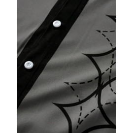 Stripe Print MEN DIGITAL PRINTED CASUAL PARTY WEAR SHIRT, Half Sleeves