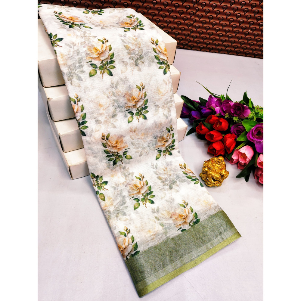 Special premium linen cotton sarees