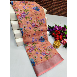 Special premium linen cotton sarees