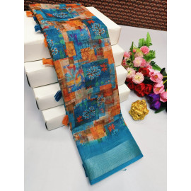 Special premium linen cotton sarees