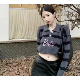 Imported Baverly Barbie Cropped Woollen Pullover Soft & Stylish Winter Perfect