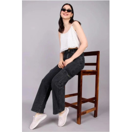 High waist straight women jeans