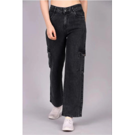 High waist straight women jeans
