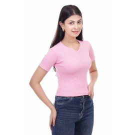Lycra Plain Womens Crop Top