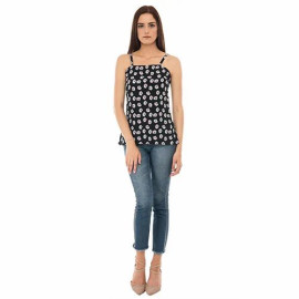 American Crepe Printed Sleeveless Top