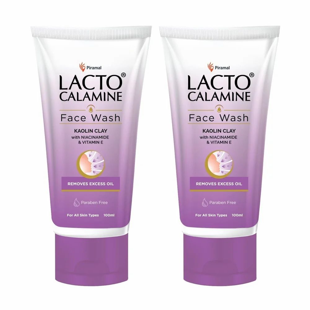 Lacto Calamine Kaolin Clay Face Wash, 100ml